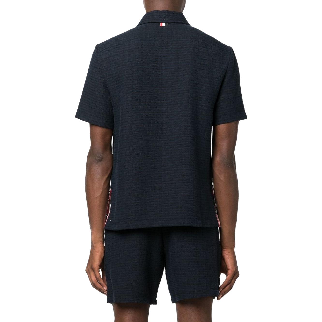 THOM BROWNE SS23  Short-Sleeve Navy Shirt Summer Back-to-School Edition. MJS213A-F0302-415 圖 4