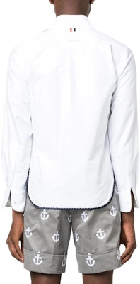 THOM BROWNE SS23 單排扣襯衫 白色 MWL379E-E0408-100 Purchase THOM BROWNE SS23 單排扣襯衫 白色 MWL379E-E0408-100