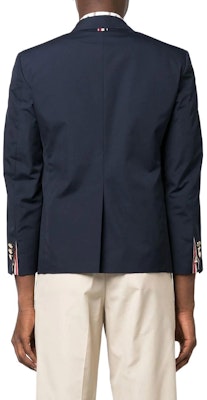 THOM BROWNE SS23 單排扣V領西裝外套 深藍色 MJC328E-04502-415 Shop THOM BROWNE SS23 單排扣V領西裝外套 深藍色 MJC328E-04502-415