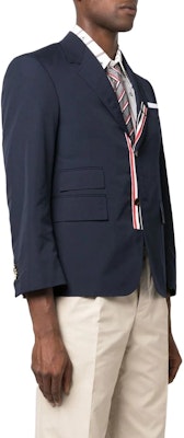 THOM BROWNE SS23 單排扣V領西裝外套 深藍色 MJC328E-04502-415 Purchase THOM BROWNE SS23 單排扣V領西裝外套 深藍色 MJC328E-04502-415