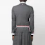 Shop Thom Browne SS23 Single-Breasted Wool Suit Gray with Four-Bar Stripe Details MJC001A-06146-025