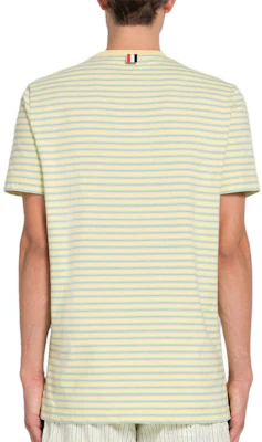 Camiseta Thom Browne SS23 Amarilla Claro a Rayas Cuello Redondo Manga Corta MJS205A-J0053-308 Purchase Camiseta Thom Browne SS23 Amarilla Claro a Rayas Cuello Redondo Manga Corta MJS205A-J0053-308