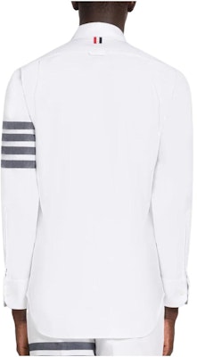 THOM BROWNE SS23 白色條紋印花長袖襯衫。 MWL001A-00245-415 Lookbook THOM BROWNE SS23 白色條紋印花長袖襯衫。 MWL001A-00245-415