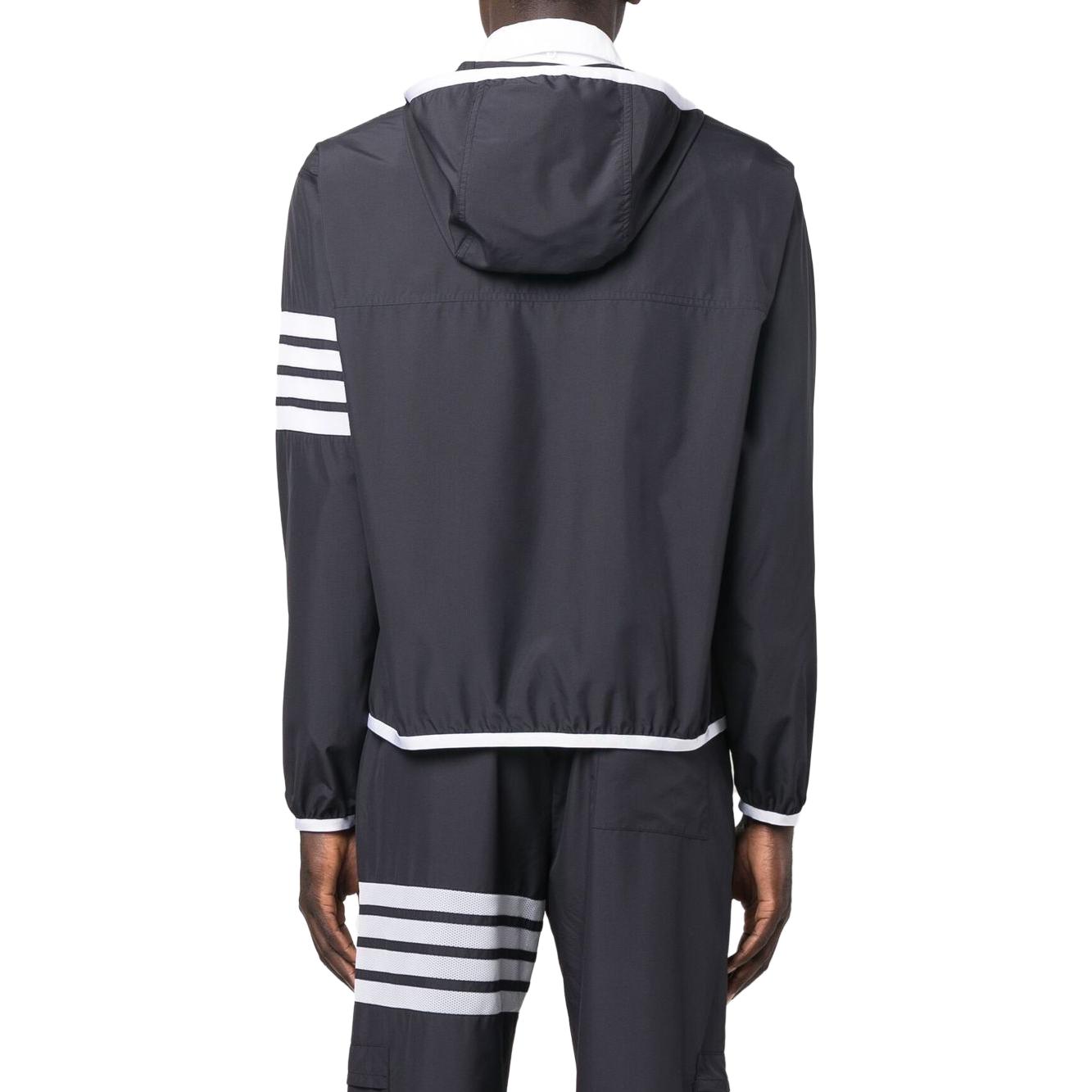 Thom Browne SS23 Classic 4-Bar Navy Zip-Up Hoodie Jacket MJT366A-F0197-415 圖 5