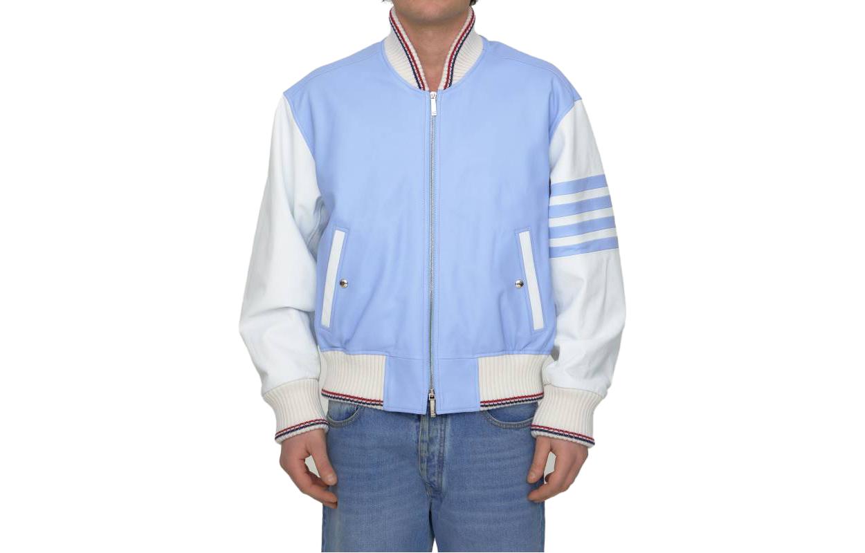 THOM BROWNE SS23 Contrast Pocket Button-Up Jacket  Blue MJO167X-06241-480 圖 2