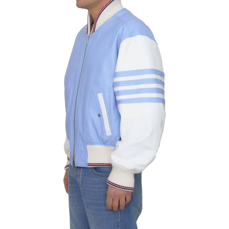 THOM BROWNE SS23 Contrast Pocket Button-Up Jacket  Blue MJO167X-06241-480 圖 5