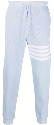 Thom Browne SS23 Pantalones Deportivos Waffle 4-Barras Azul Claro Otoño MJQ082A-06452-480 Order Thom Browne SS23 Pantalones Deportivos Waffle 4-Barras Azul Claro Otoño MJQ082A-06452-480