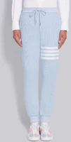 Sizing Thom Browne SS23 四道條紋輕藍色針織運動褲 秋季款 MJQ082A-06452-480
