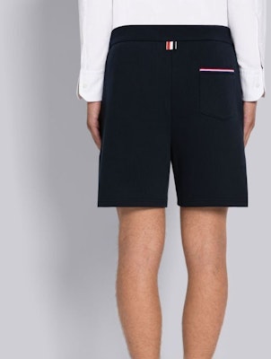 トムブラウン SS23 ネイビーブルー カジュアルコンフォートショーツ サマーコレクション MJQ164A-J0029-415 Purchase トムブラウン SS23 ネイビーブルー カジュアルコンフォートショーツ サマーコレクション MJQ164A-J0029-415