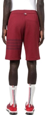 トムブラウン SS23 レッド ソリッドストライプ レースアップ ショーツ メンズ MJQ161A-J0051-601 Shop トムブラウン SS23 レッド ソリッドストライプ レースアップ ショーツ メンズ MJQ161A-J0051-601