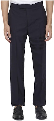 汤姆布朗 SS23 男士纯色中腰直筒休闲长裤 海军蓝 MTC001A-06146-420 Order 汤姆布朗 SS23 男士纯色中腰直筒休闲长裤 海军蓝 MTC001A-06146-420