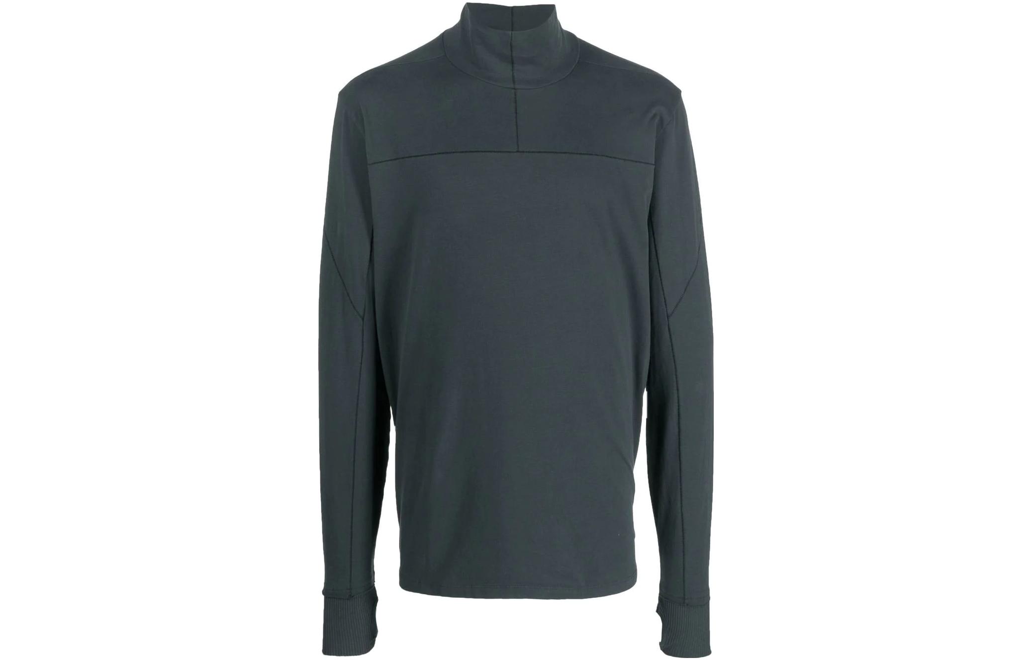 Thom Browne SS23 Stand Collar Pullover Long Sleeve Sweatshirt Men’s Light Grey MTS673F-OREST