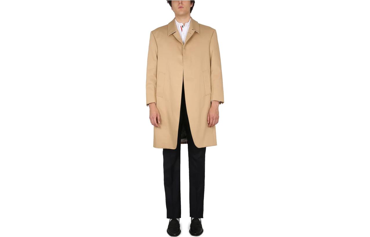 Thom Browne SS23 Yellow Solid Color Long-Sleeve Jacket MOC932A-00249-250