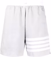 Thom Browne SS24 Classic 4-Bar Mid-Rise Casual Shorts Grey. MJQ197A-F0517-055 Thom Browne SS24 Classic 4-Bar Mid-Rise Casual Shorts Grey. MJQ197A-F0517-055