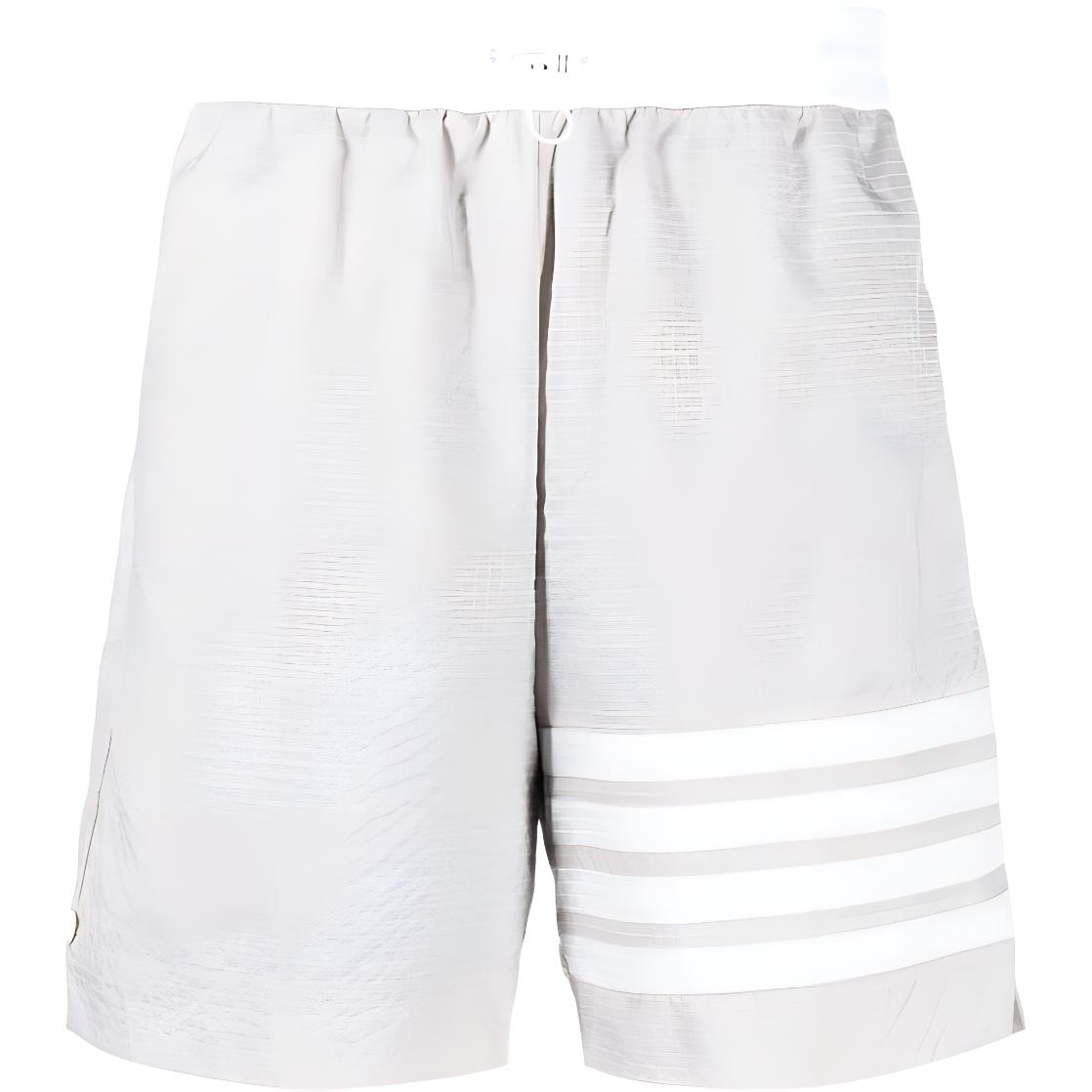 Thom Browne SS24  Classic 4-Bar Mid-Rise Casual Shorts Grey. MJQ197A-F0517-055 圖 2