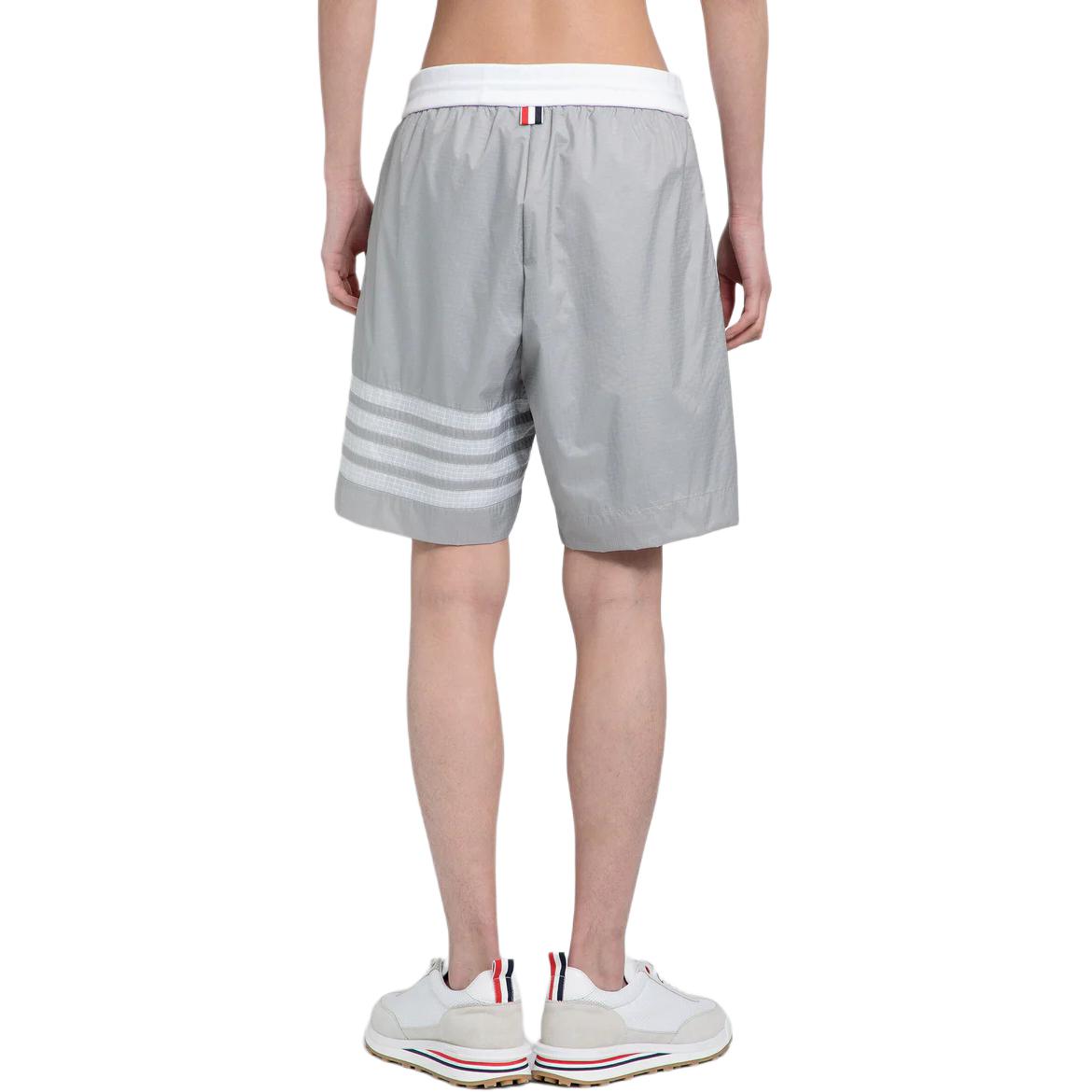 Thom Browne SS24  Classic 4-Bar Mid-Rise Casual Shorts Grey. MJQ197A-F0517-055 圖 4