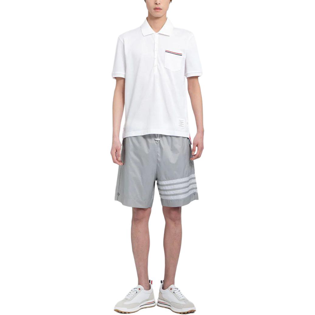 Thom Browne SS24  Classic 4-Bar Mid-Rise Casual Shorts Grey. MJQ197A-F0517-055 圖 6