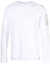 Order THOM BROWNE SS24 Klasik Four-Bar Long Sleeve Knit T-Shirt Putih MJS245A-07323-100