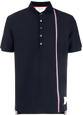 THOM BROWNE SS24 Polo Clásico a Rayas Azul Marino. MJP196A-J0138-415 Buy THOM BROWNE SS24 Polo Clásico a Rayas Azul Marino. MJP196A-J0138-415