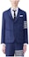Order Thom Browne SS24 Four-Stripe Tweed Pocket Blazer - Blue. MJU505T-F0513-415