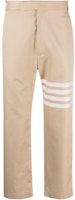 Thom Browne SS24 Khaki Classic 4-Bar Stripe Straight-Leg Casual Pants MTU320U-07890-275 Thom Browne SS24 Khaki Classic 4-Bar Stripe Straight-Leg Casual Pants MTU320U-07890-275