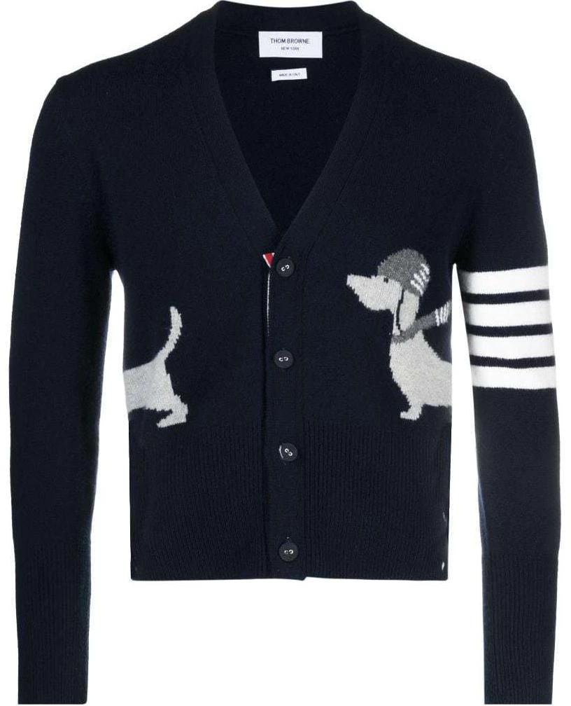 thom-browne-ss-24-navy-4-stripe-dog-print-slim-fit-cardigan-sweater-mkc-524-a-y1030-415