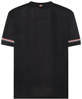 Lookbook THOM BROWNE SS24 海軍藍條紋短袖圓領T恤 MJS247A-J0129-415