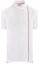 Order THOM BROWNE SS24 White Stripe Chest Pullover Straight-Cut Polo Shirt. MJP196A-J0138-100
