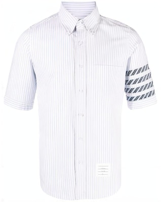 THOM BROWNE SS24 Kemeja Putih Lengan Pendek Classic 4-Stripe MWS256C-F0510-460 Buy THOM BROWNE SS24 Kemeja Putih Lengan Pendek Classic 4-Stripe MWS256C-F0510-460