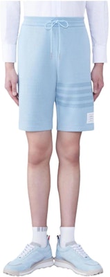 トムブラウン SS24 限定 4ストライプ リバーシブル ショーツ ライトブルー カジュアルウェア MJQ161A-J0051-480 Buy トムブラウン SS24 限定 4ストライプ リバーシブル ショーツ ライトブルー カジュアルウェア MJQ161A-J0051-480