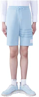 Order THOM BROWNE SS24 Celana Pendek Reversible 4-Stripe Biru Muda Limited Casual MJQ161A-J0051-480