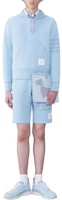 Lookbook THOM BROWNE SS24 Celana Pendek Reversible 4-Stripe Biru Muda Limited Casual MJQ161A-J0051-480