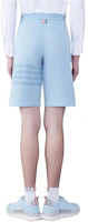 Shop THOM BROWNE SS24 Celana Pendek Reversible 4-Stripe Biru Muda Limited Casual MJQ161A-J0051-480
