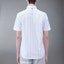 Shop Thom Browne Kemeja Lengan Pendek Garis Biru Pria Kasual. MWS314A-F0526-460