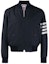 Buy Thom Browne Jaket Bomber Stripe Detail - Navy Blue Klasik. MJO030A-06146-415