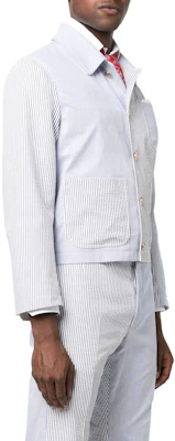 Thom Browne Blazer Jas Garis Kancing Lengkap MJO201F00572 Purchase Thom Browne Blazer Jas Garis Kancing Lengkap MJO201F00572