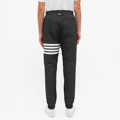 THOM BROWNE Striped Casual Knit Track Pants Black for Men MJQ086A-06230-015 Lookbook THOM BROWNE Striped Casual Knit Track Pants Black for Men MJQ086A-06230-015
