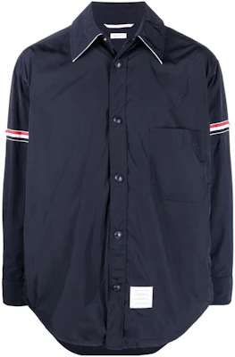 톰브라운 스트라이프 칼라 캐주얼 긴팔 자켓 블루 MJO164A07259 Buy 톰브라운 스트라이프 칼라 캐주얼 긴팔 자켓 블루 MJO164A07259