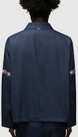 Sizing Thom Browne 條紋領襯衫外套 灰色 MJO202O-F0371-440