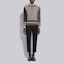 Shop Thom Browne Striped Colorblock Mohair Wool Sweater Abu-abu MKA369F-Y1502-982