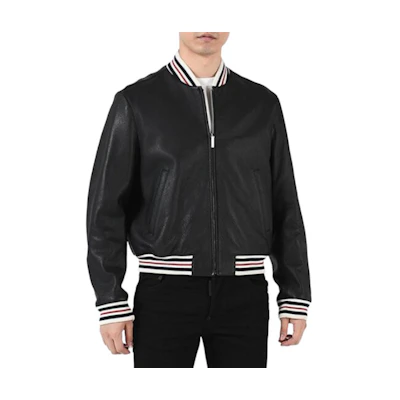 Thom Browne Striped Colorblock Zip Jacket Black MJO014A-00713-001