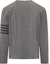 Lookbook Thom Browne Striped Crewneck Slim Fit Long Sleeve T-Shirt Gray MJS261A-J0149-035
