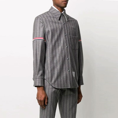 Thom Browne Striped Jacket MJO067A-06306-035 Lookbook Thom Browne Striped Jacket MJO067A-06306-035