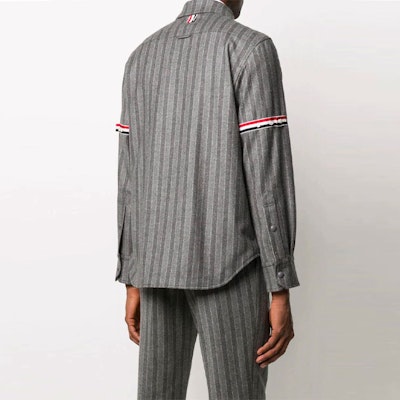 Thom Browne Striped Jacket MJO067A-06306-035 Shop Thom Browne Striped Jacket MJO067A-06306-035