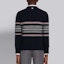 Shop THOM BROWNE Sweater Rajut Mohair Wol Crewneck Biru Navy Pria. MKA330A-Y1502-415