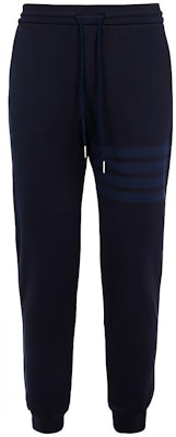 トム ブラウン ストライプ ジョガーパンツ ネイビーブルー - 秋コレクション MJQ008A-06910-415 Order トム ブラウン ストライプ ジョガーパンツ ネイビーブルー - 秋コレクション MJQ008A-06910-415