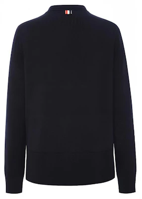 Thom Browne Striped Knit Sweater Navy Blue MKC288A-00014-415 Shop Thom Browne Striped Knit Sweater Navy Blue MKC288A-00014-415