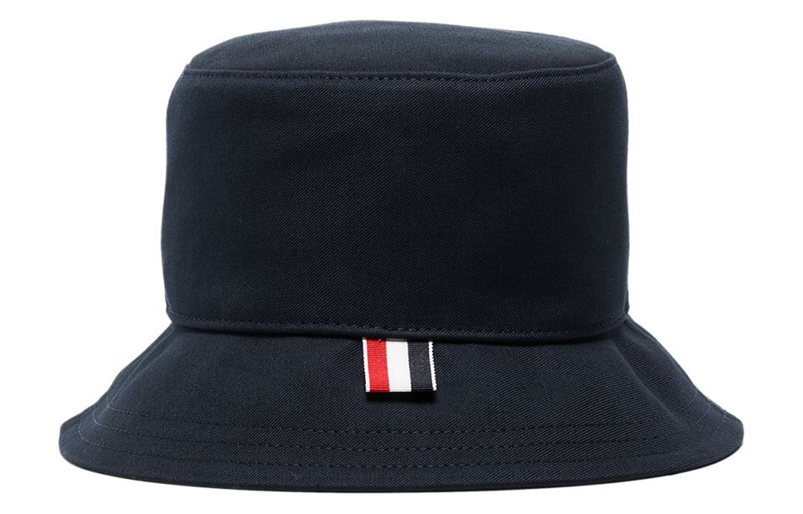 Shop Thom Browne 條紋Logo漁夫帽 中性款 MHC334E07890415