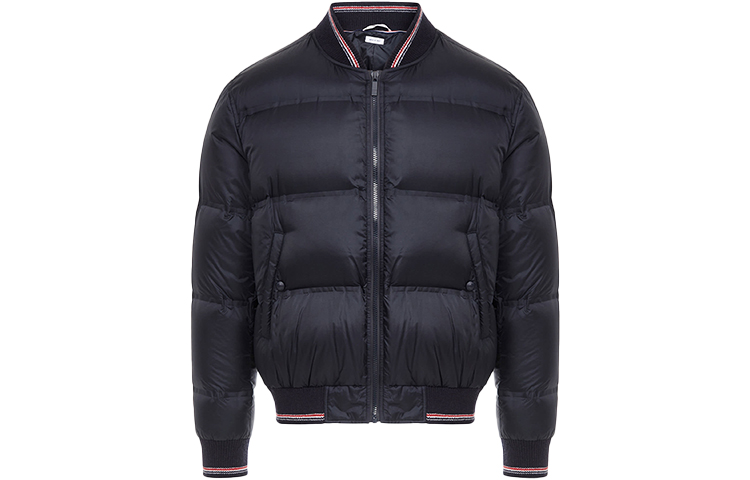 Thom Browne Striped Nylon Jacket Navy Blue MJD070X-05411-415