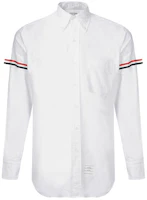 Thom Browne Striped Oxford Double Stripe Classic White Shirt Fall Edition MWL150E-00139-100 Thom Browne Striped Oxford Double Stripe Classic White Shirt Fall Edition MWL150E-00139-100